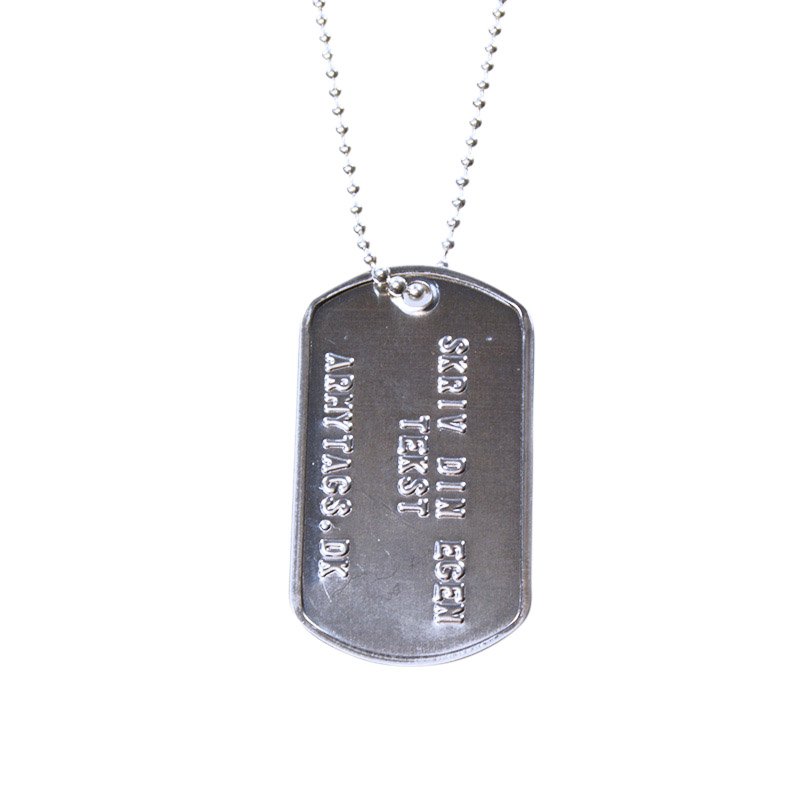 Shiny Dogtag, 1 stk