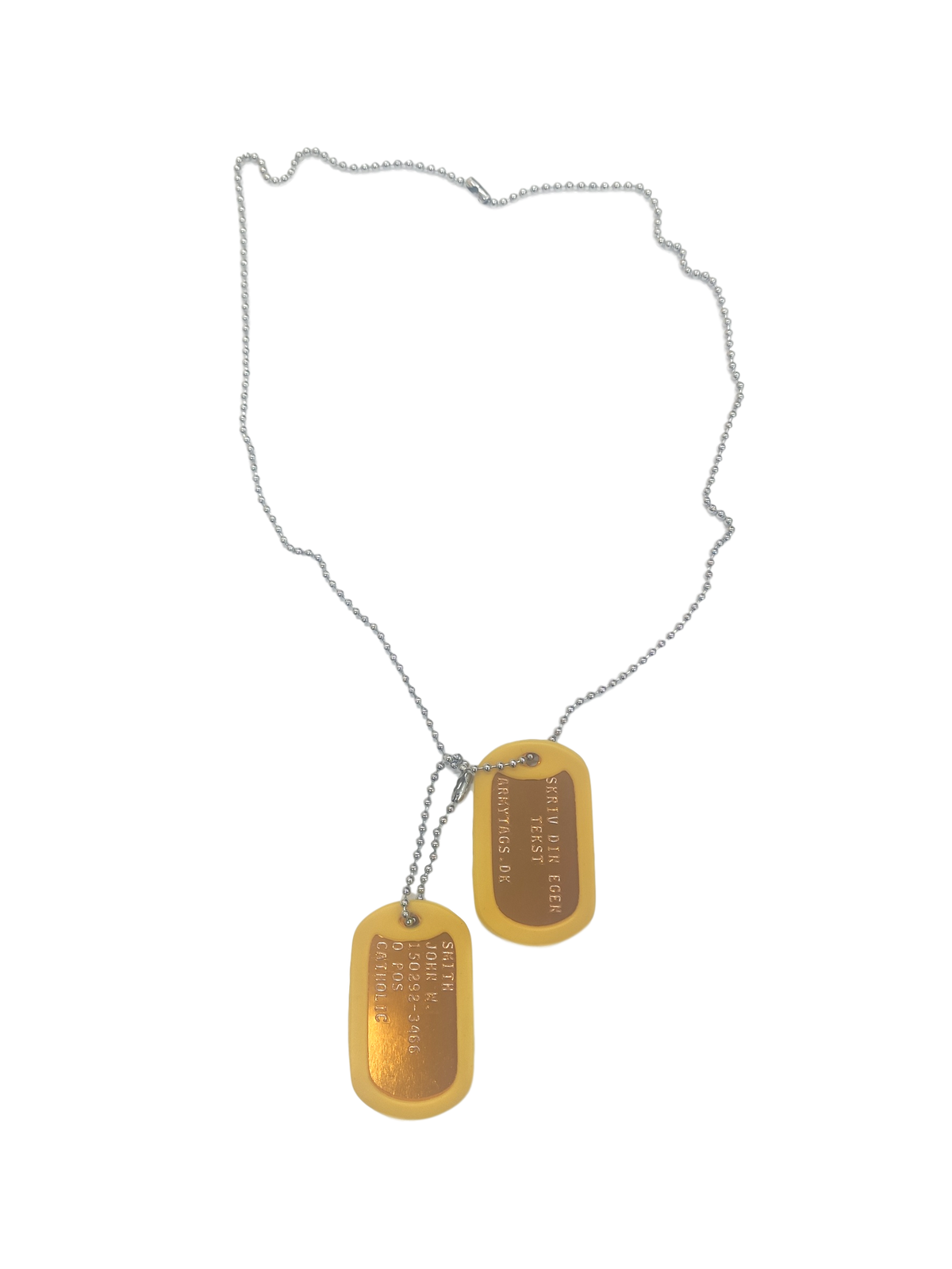 Gule Dogtags, Sett
